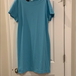 Light blue Talbots stretchy dress.
